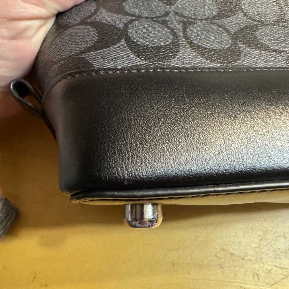 COACH | Black Signature Canvas Sierra Mini Satchel Authentic - Picture 10 of 15